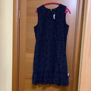 Ann Taylor Black Sleeveless  Dress.  New with tag. Fully lined.